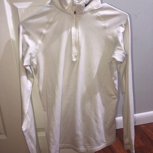 Nike Pro Combat white pullover - Picture 1 of 3